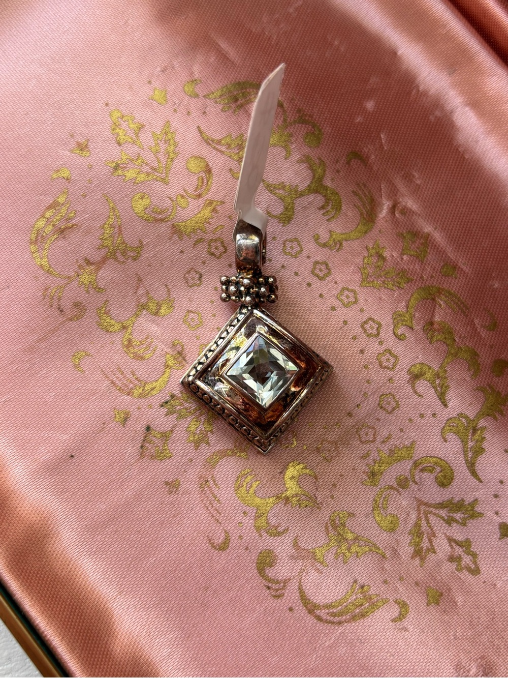 Michael Dawkins Sterling Silver Quartz Pendant